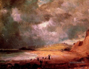 Baie de Weymouth2 romantique John Constable Peinture à l'huile